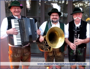 Bayerische Musiker in München, Augsburg, Ingolstadt, Nürnberg, Regensburg, Straubing, Passau, Salzburg, Zürich