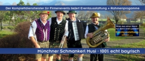 Bayerische Musiker in München, Augsburg, Ingolstadt, Nürnberg, Regensburg, Straubing, Passau, Salzburg, Zürich