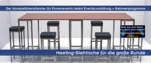 Eventausstattung Oberbayern, Niederbayern, Schwaben, Oberpfalz und Franken