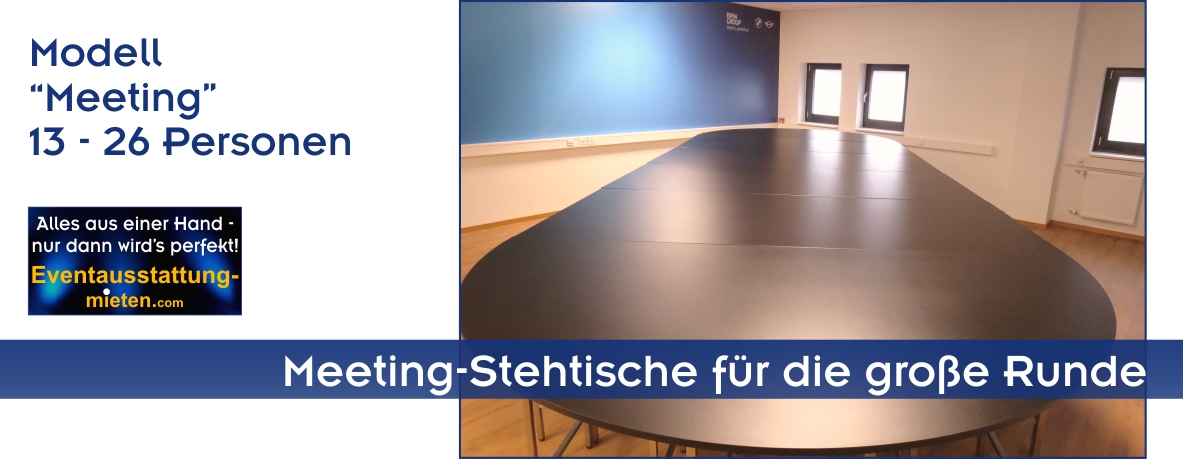 Eventausstattung Oberbayern, Niederbayern, Schwaben, Oberpfalz und Franken