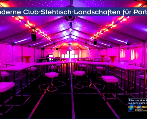 Eventausstattung Oberbayern, Niederbayern, Schwaben, Oberpfalz und Franken