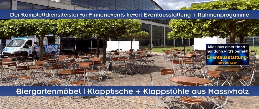 Eventausstattung Oberbayern, Niederbayern, Schwaben, Oberpfalz und Franken