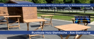 Eventausstattung Oberbayern, Niederbayern, Schwaben, Oberpfalz und Franken