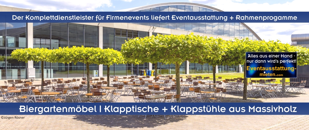 Eventausstattung Oberbayern, Niederbayern, Schwaben, Oberpfalz und Franken