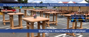 Zeltverleih + Möbelverleih in Oberbayern, Niederbayern, Oberpfalz, Schwaben und Franken