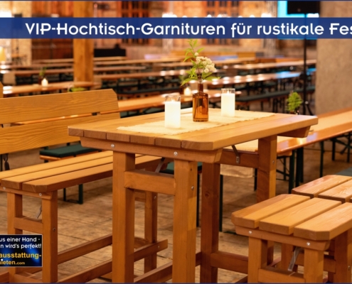 Eventausstattung Oberbayern, Niederbayern, Schwaben, Oberpfalz und Franken