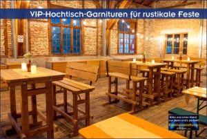 Eventausstattung Oberbayern, Niederbayern, Schwaben, Oberpfalz und Franken