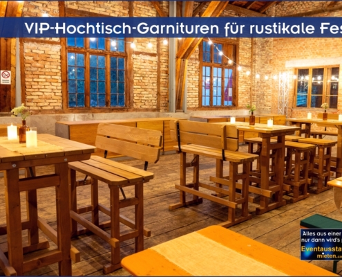 Eventausstattung Oberbayern, Niederbayern, Schwaben, Oberpfalz und Franken