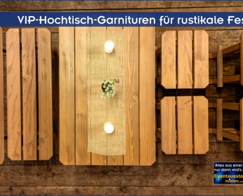 Eventausstattung Oberbayern, Niederbayern, Schwaben, Oberpfalz und Franken