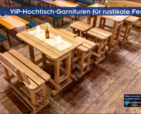 Eventausstattung Oberbayern, Niederbayern, Schwaben, Oberpfalz und Franken