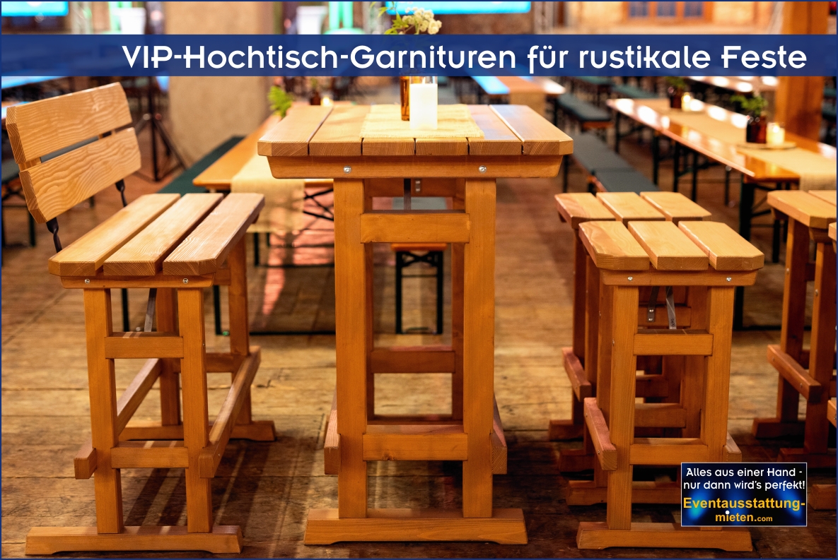 Eventausstattung Oberbayern, Niederbayern, Schwaben, Oberpfalz und Franken