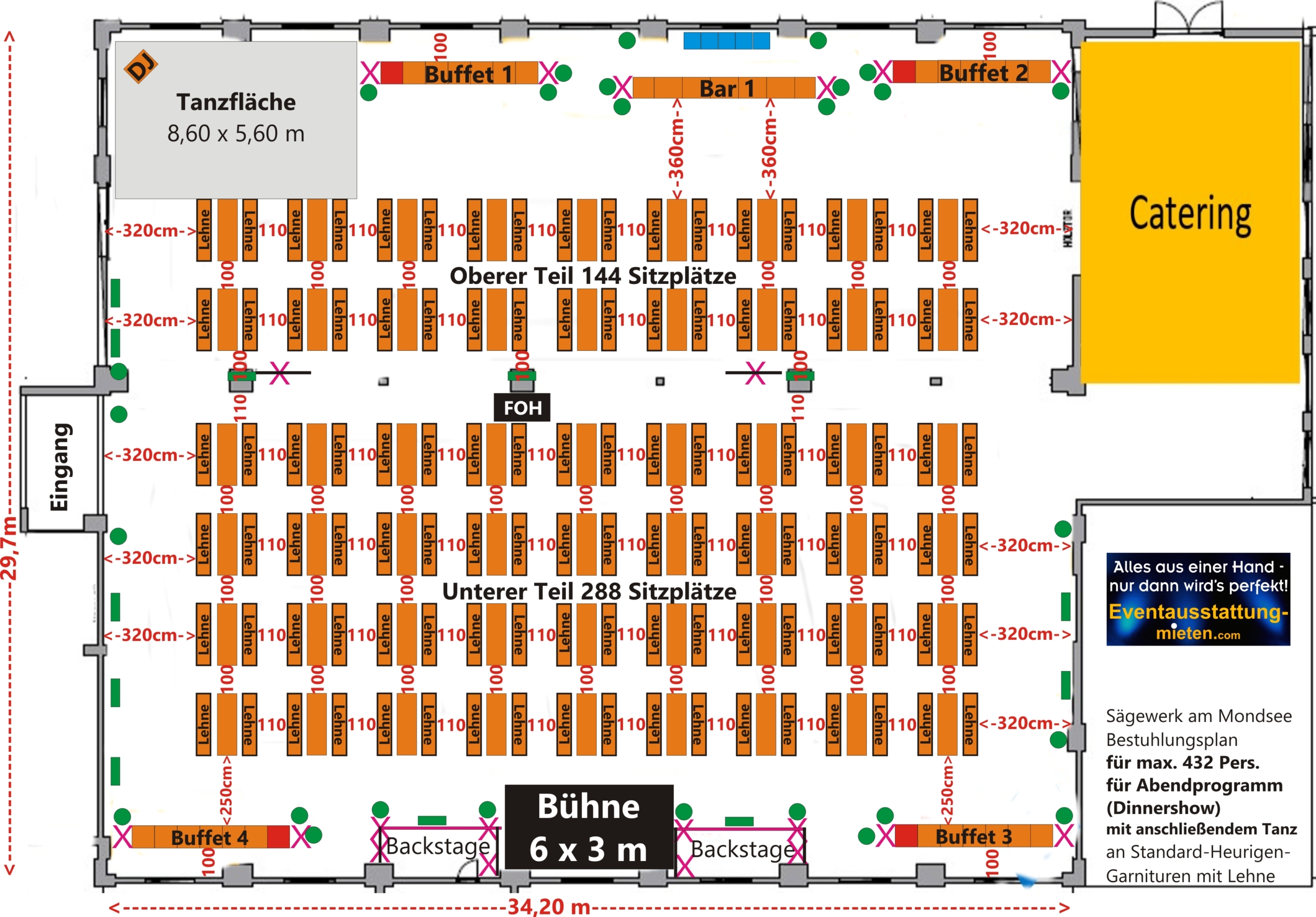 Eventausstattung Österreich, Eventlogistik Salzburg, Eventagentur Österreich, Eventservice Salzburg