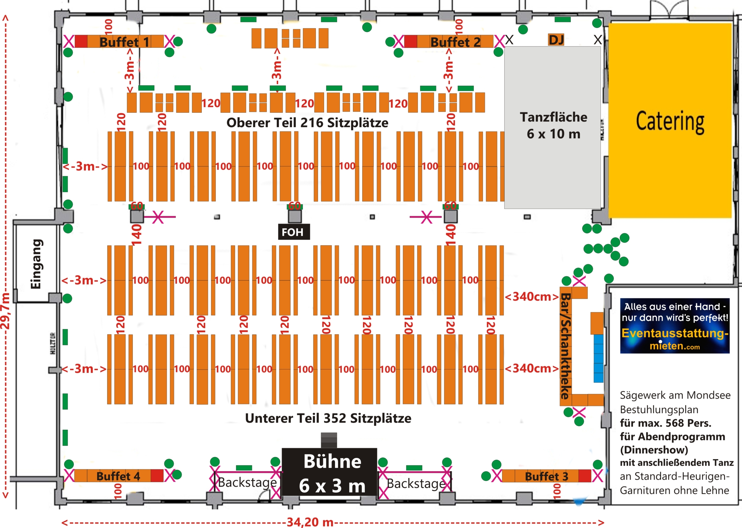 Eventausstattung Österreich, Eventlogistik Salzburg, Eventagentur Österreich, Eventservice Salzburg