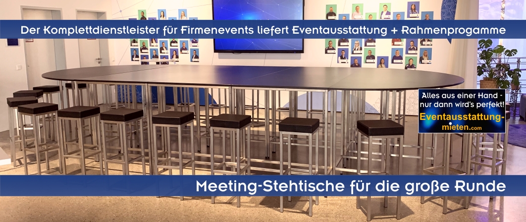 Eventausstattung Oberbayern, Niederbayern, Schwaben, Oberpfalz und Franken