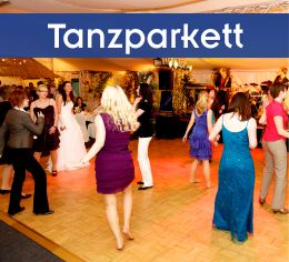 Mobiles Tanzparkett aus Eichenholz fertig verlegt in Bayern